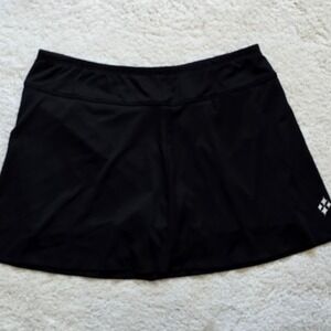 JOFIT Athletic Skort Sz Large Black Tennis Golf Running Workout